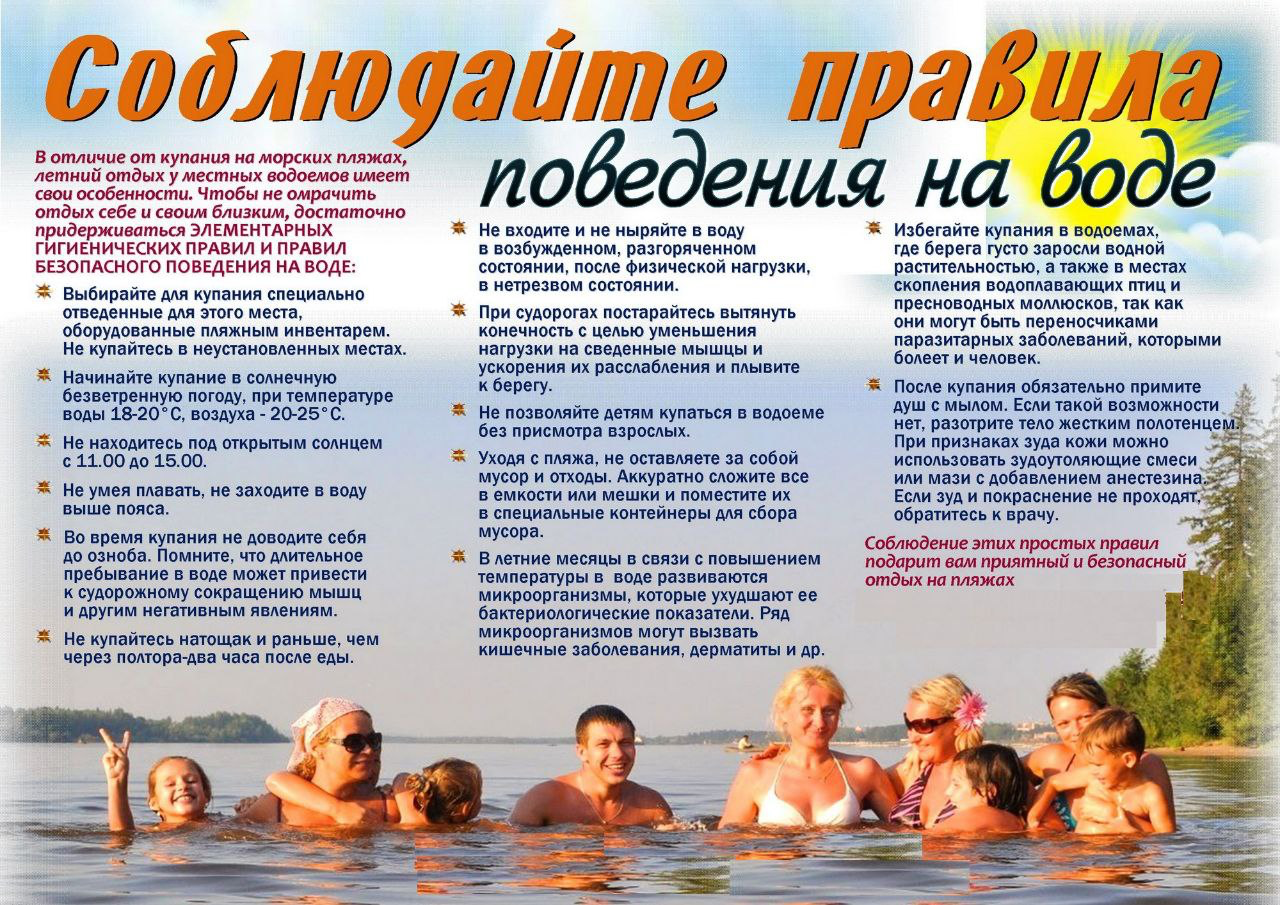 БЕЗОПАСНОСТЬ НА ВОДЕ.